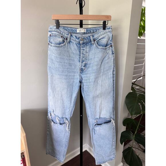 Abercrombie & Fitch The Dad High Rise Jeans Womens 10 - Picture 1 of 3